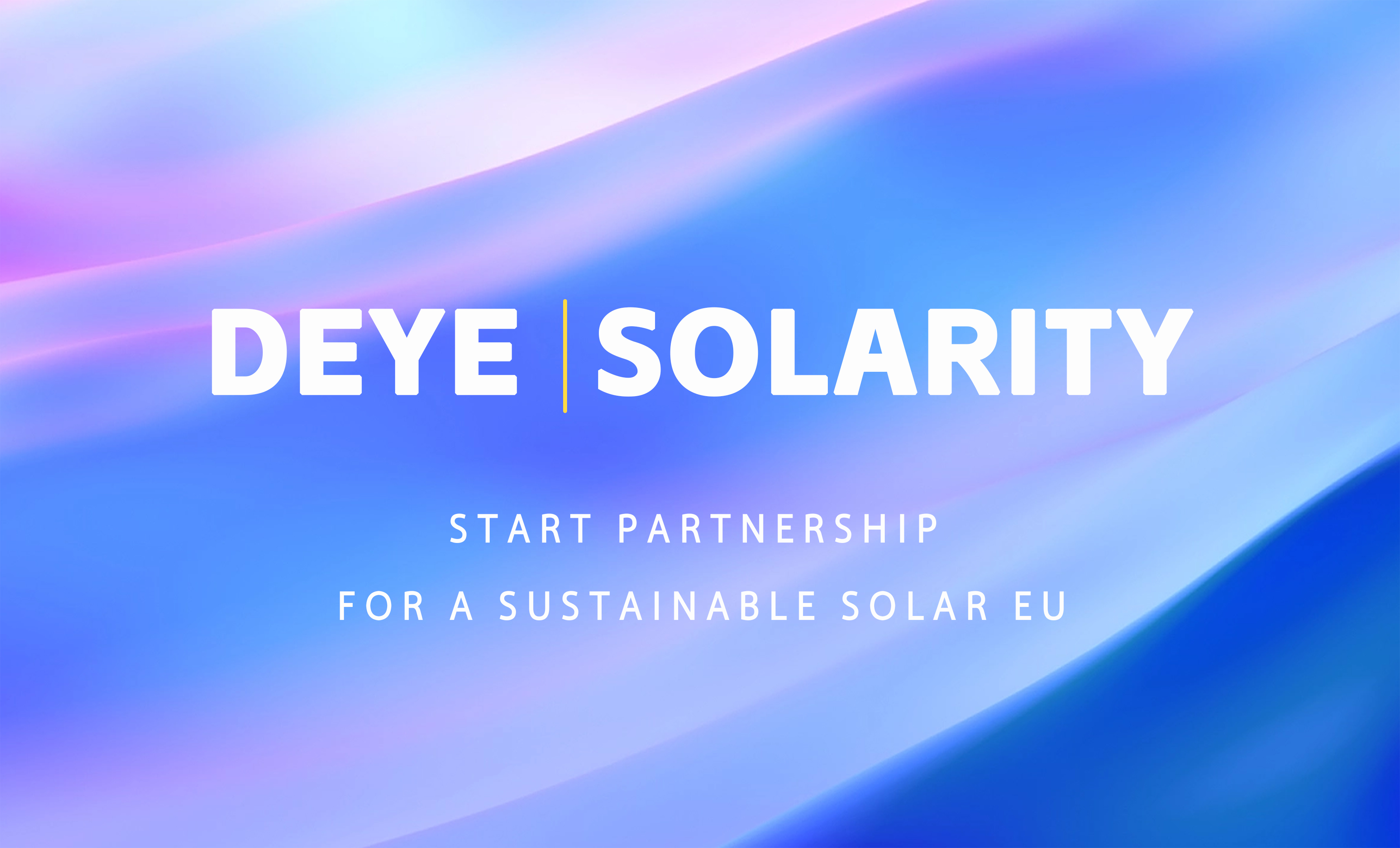 Deye & Solarité: Démarrez le partenariat pour une UE solaire durable