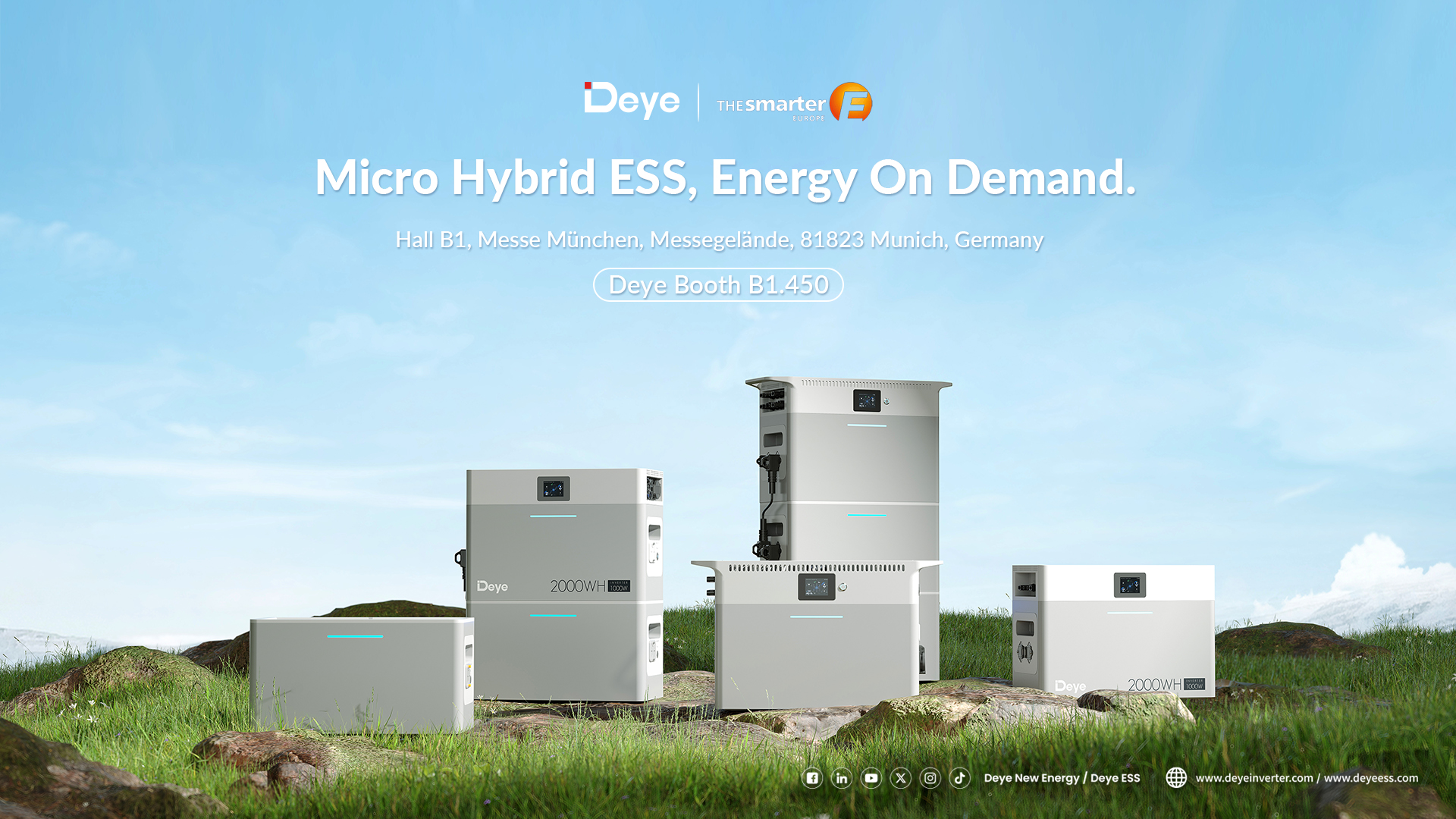 Deye à la plus intelligente Europe 2025